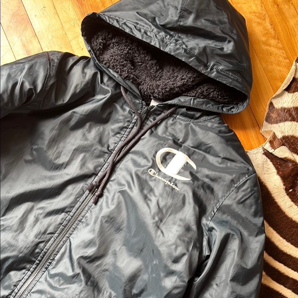 Champion Black Hooded Jacket